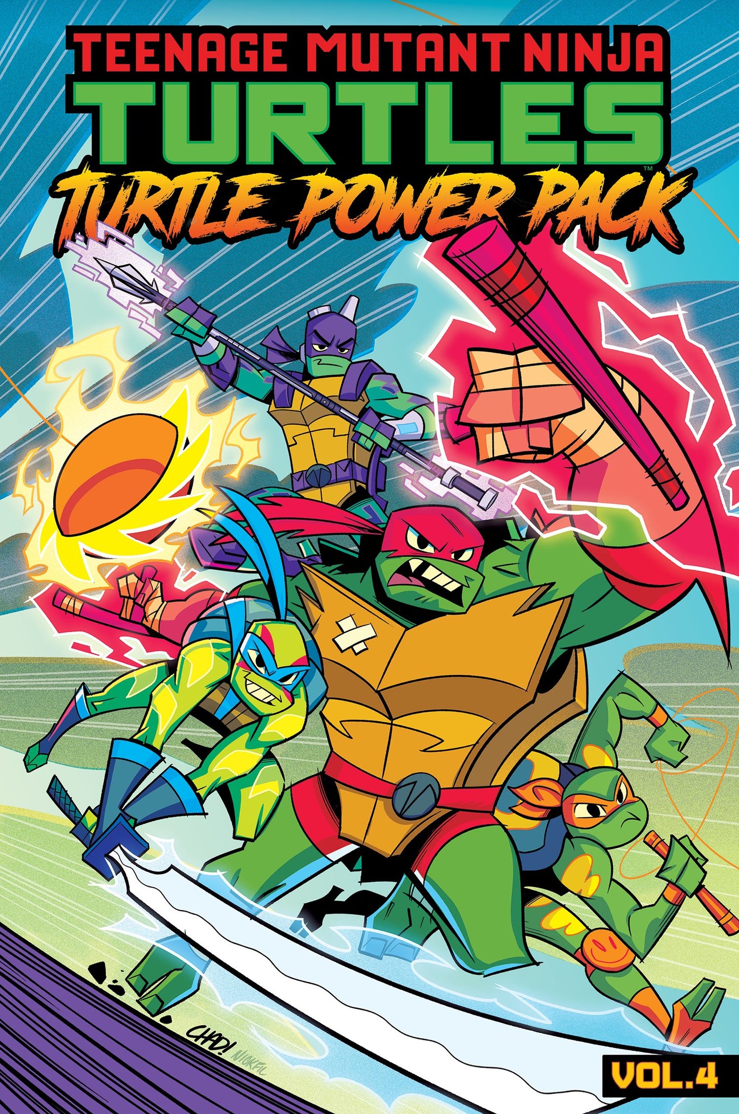 TEENAGE MUTANT NINJA TURTLES: TURTLE POWER PACK, V4 TP