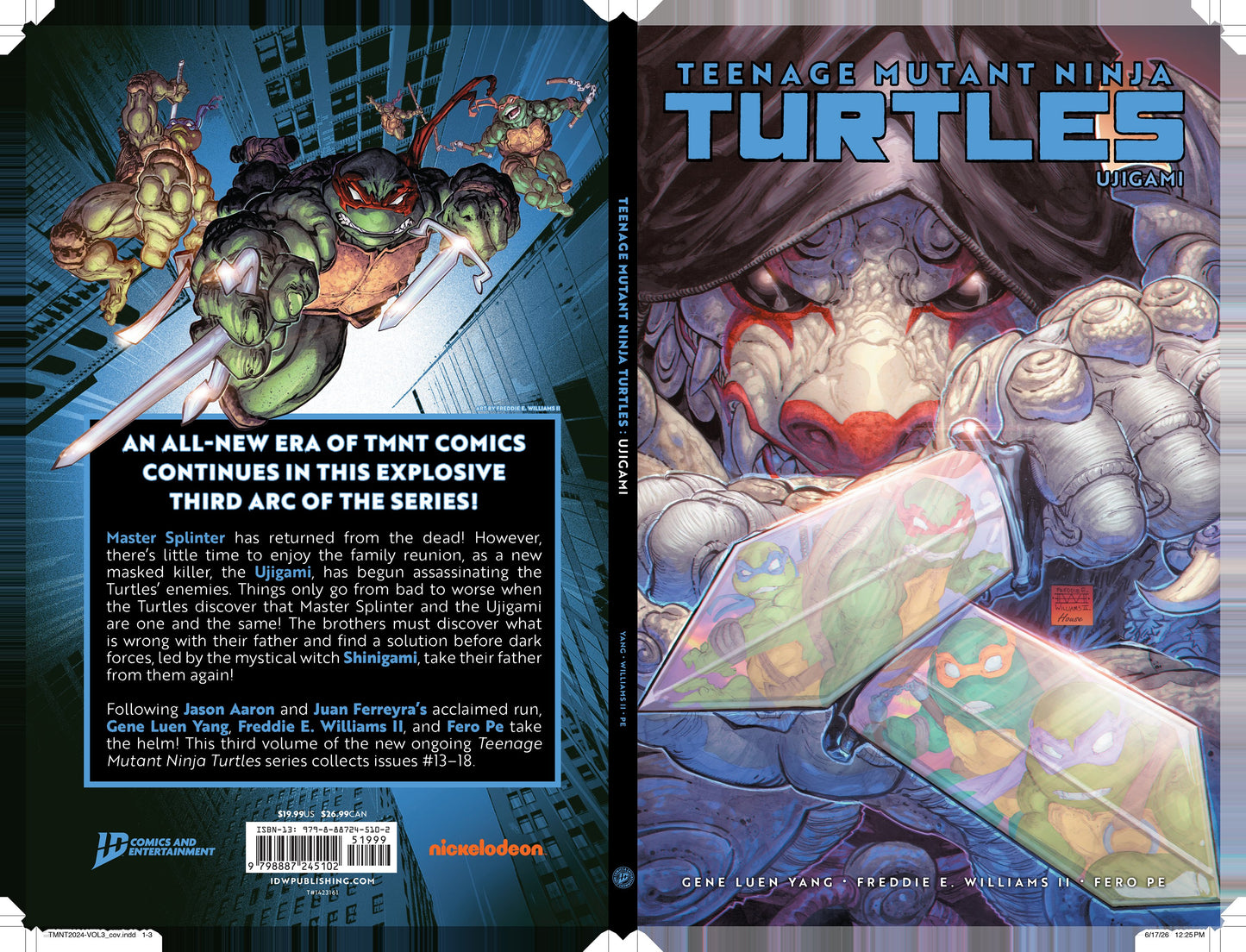 TEENAGE MUTANT NINJA TURTLES: UJIGAMI TP (24 Nov Release)