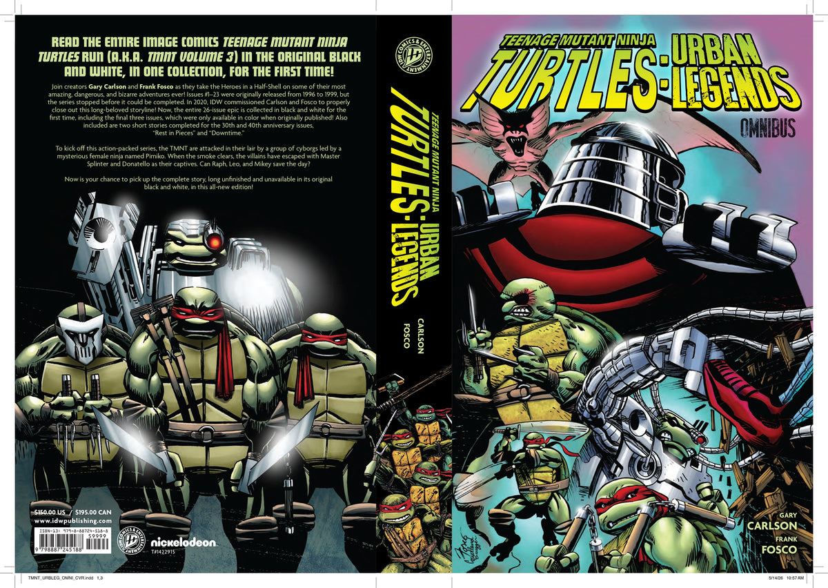 TEENAGE MUTANT NINJA TURTLES: URBAN LEGENDS OMNIBUS HC