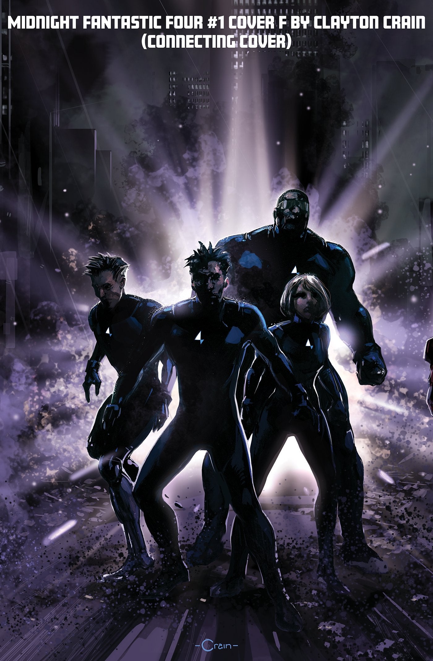 MIDNIGHT FANTASTIC FOUR #1 CVR F CLAYTON CRAIN 3-PART CONNECTING VAR | MARVEL | Comicbookeroo