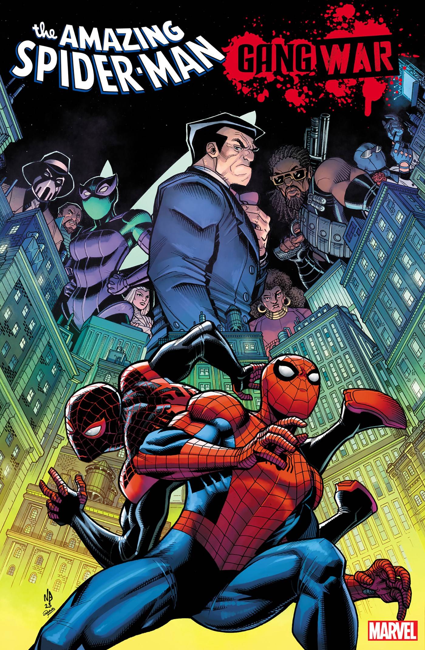 AMAZING SPIDER-MAN GANG WAR FIRST STRIKE #1 INCV 1:25 BRADSHAW VAR - Comicbookeroo