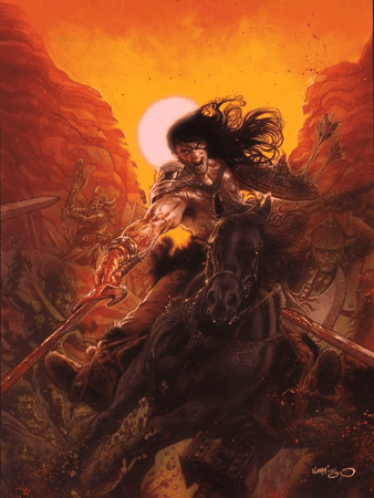 SAVAGE SWORD OF CONAN REFORGED #6 CVR D TONY HARRIS VIRGIN FOIL VAR (MR) (12 Aug Release)