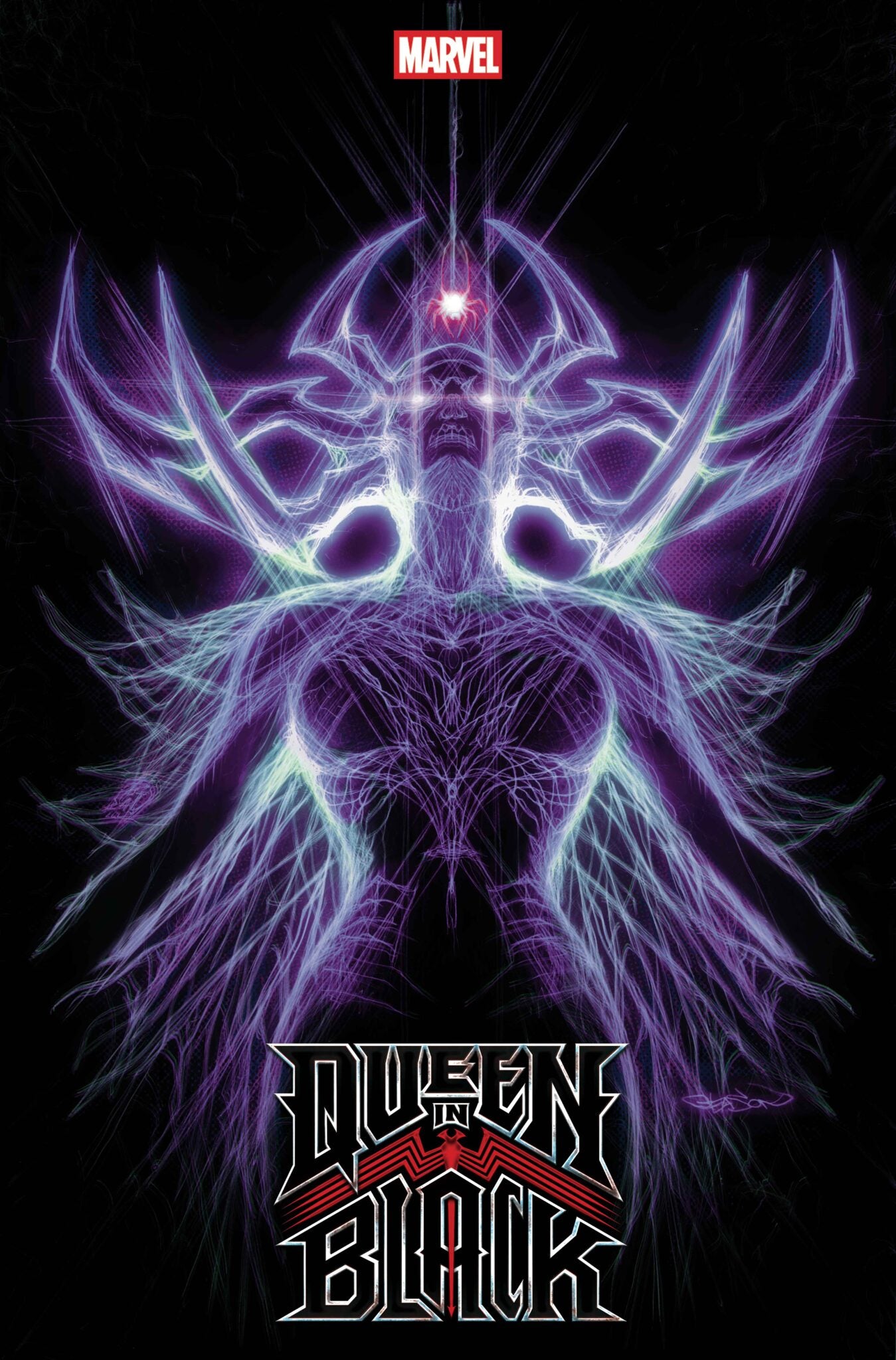 QUEEN IN BLACK #1 HELA BLACK FOIL DISPLAY BOX EXCLUSIVE GLEASON WEBHEAD VAR (Polybagged) (Limit 1 per person)