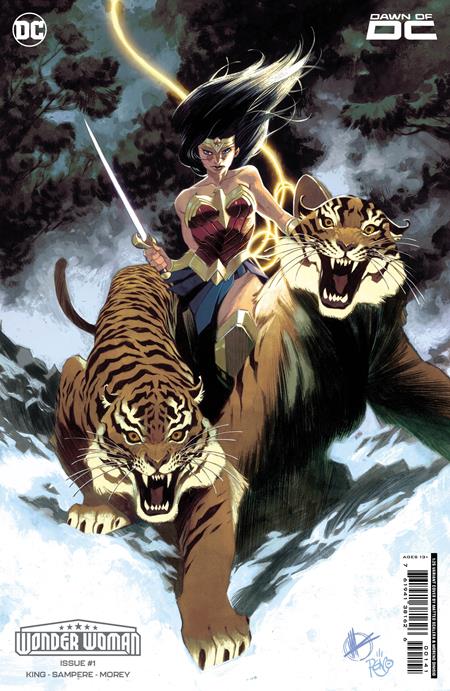 WONDER WOMAN #1 CVR G INC 1:25 MATTEO SCALERA CARD STOCK VAR - Comicbookeroo