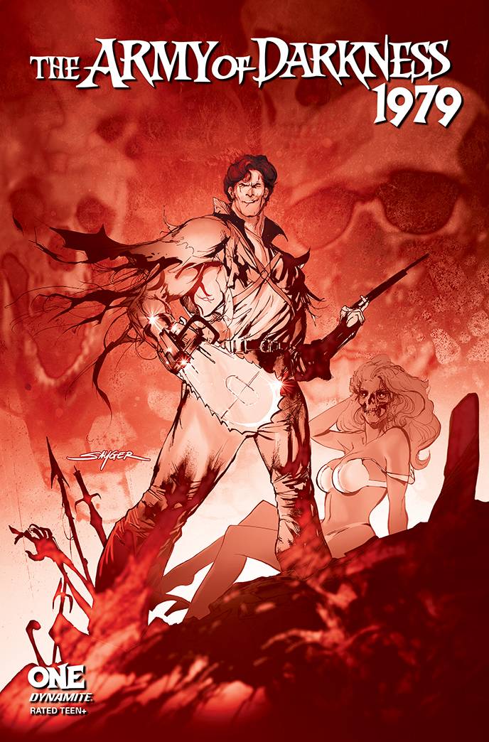 ARMY OF DARKNESS 1979 #1 CVR S 1:11 INCV FOC INCV SAYGER BLOOD - Comicbookeroo