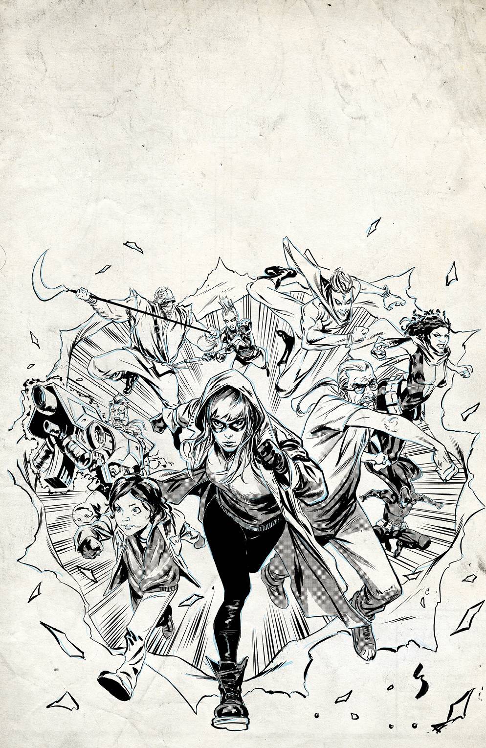 CROSSOVER #4 CVR E 1:25 INCV SHAW RAW - Comicbookeroo