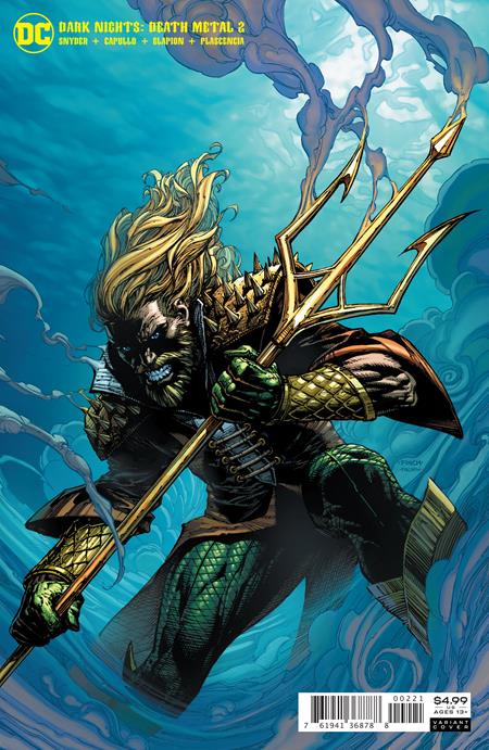 DARK NIGHTS DEATH METAL #2 (OF 6) DAVID FINCH AQUAMAN VAR ED - Comicbookeroo