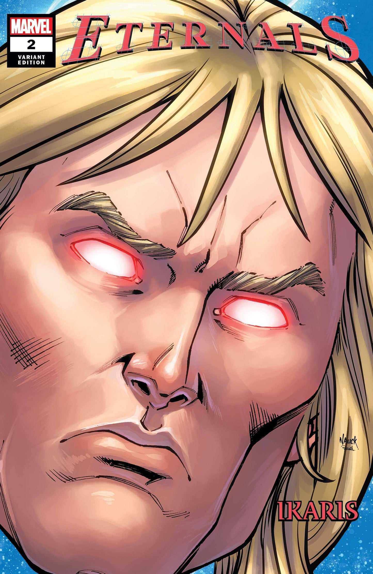 ETERNALS #2 NAUCK HEADSHOT VAR - Comicbookeroo