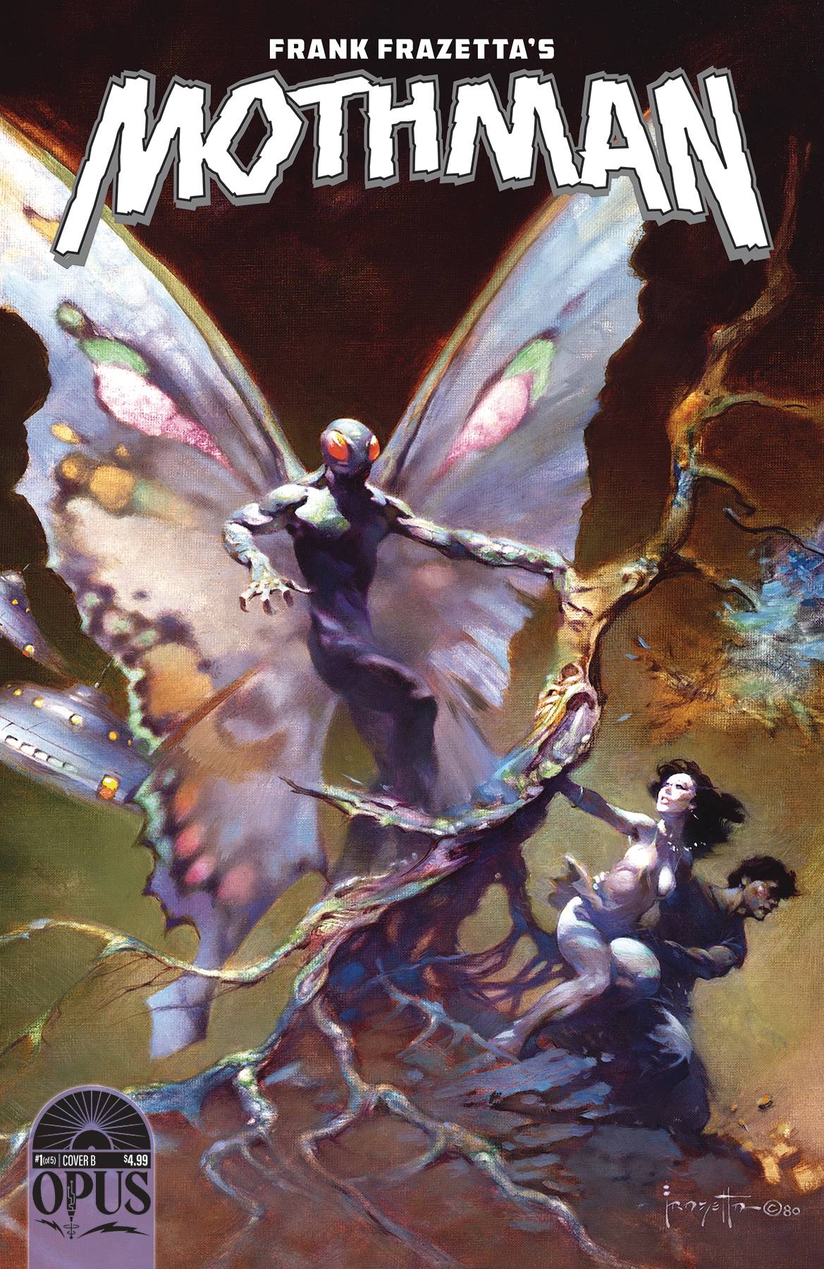 FRANK FRAZETTA MOTHMAN #1 (OF 5) CVR B FRAZETTA - Comicbookeroo