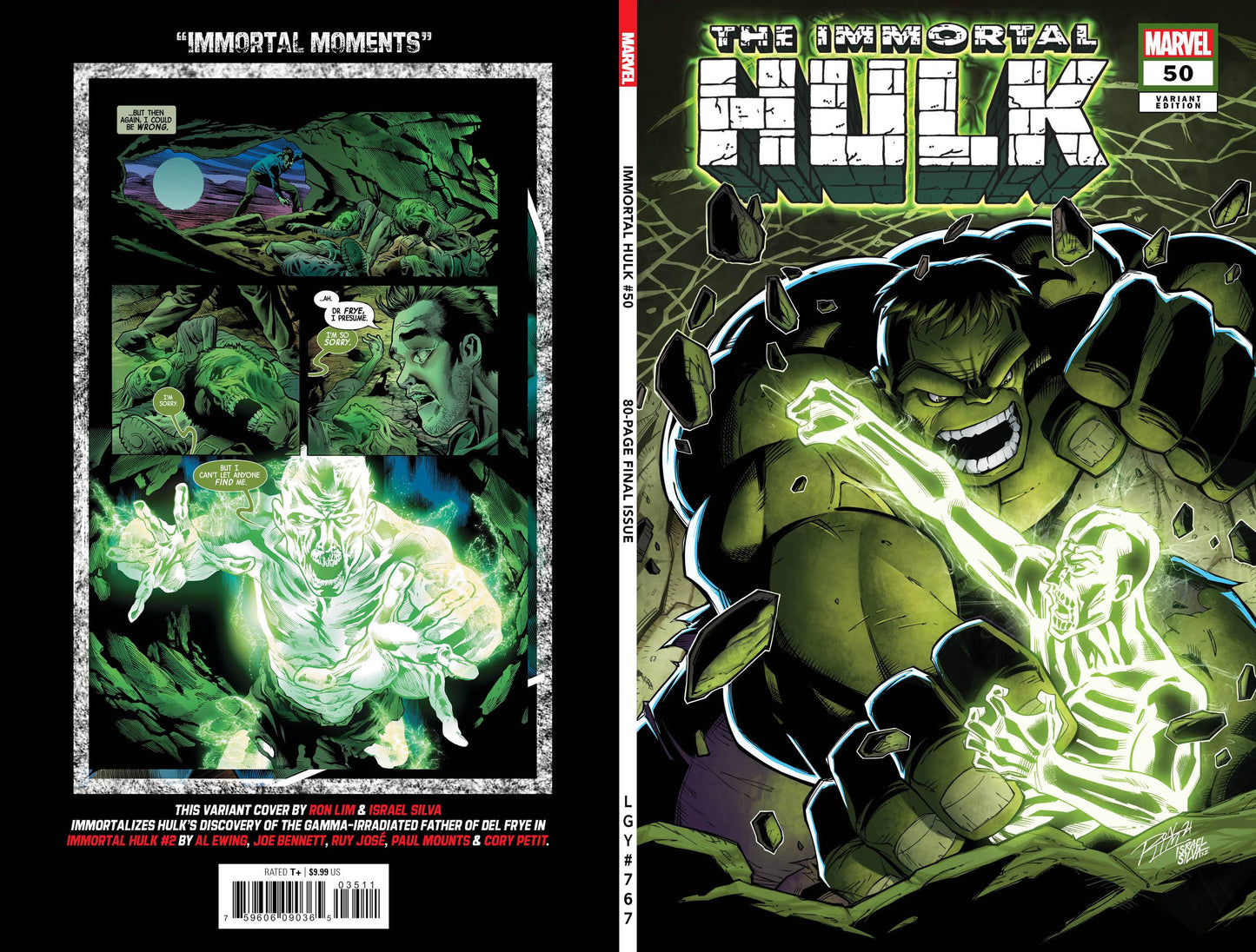 IMMORTAL HULK #50 RON LIM VAR - Comicbookeroo