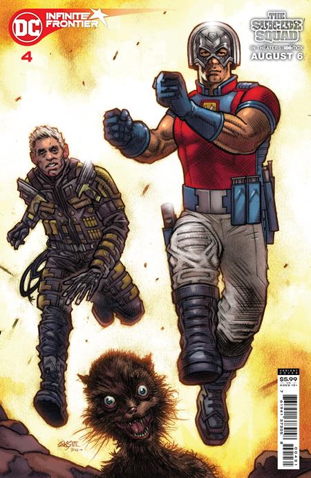 INFINITE FRONTIER #4 (OF 6) CVR C JOHN K SNYDER III THE SUICIDE SQUAD MOVIE CARD STOCK VAR - Comicbookeroo