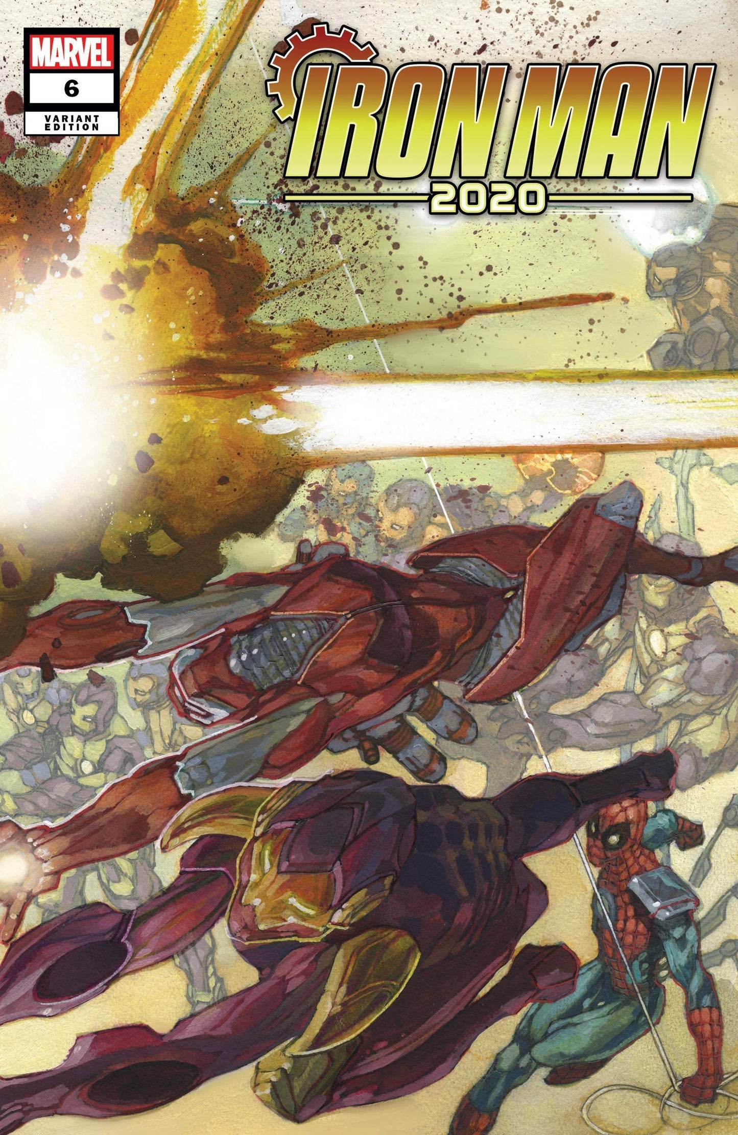 IRON MAN 2020 #6 (OF 6) BIANCHI CONNECTING VAR - Comicbookeroo