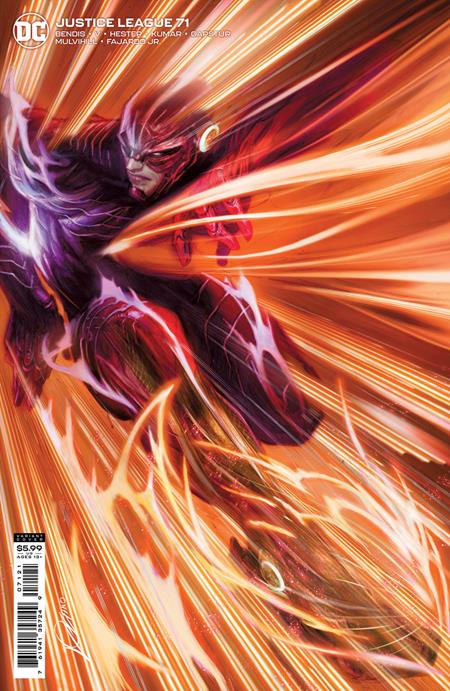 JUSTICE LEAGUE #71 CVR B ALEXANDER LOZANO CARD STOCK VAR - Comicbookeroo
