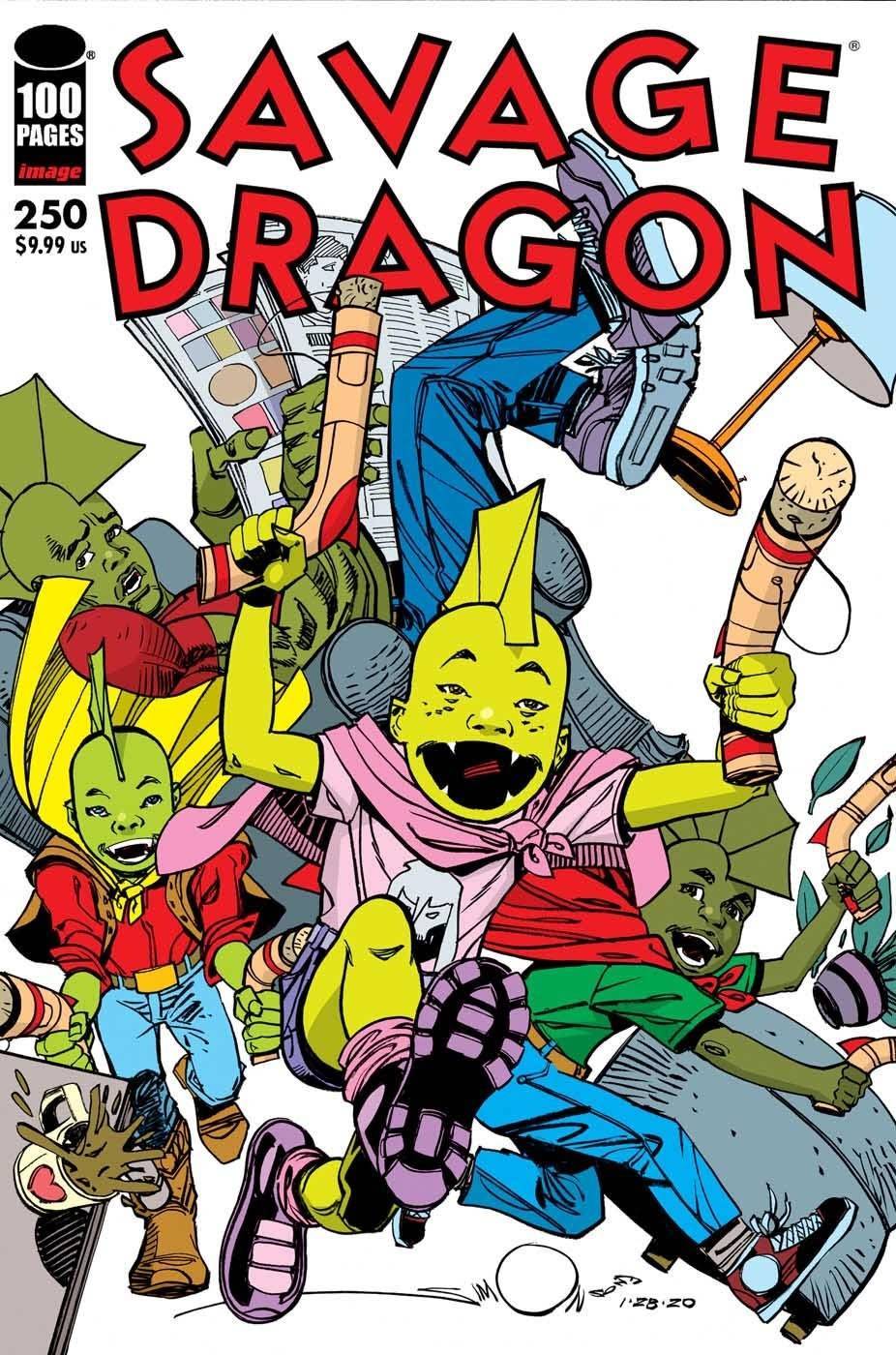 SAVAGE DRAGON #250 CVR D SIMONSON (MR) - Comicbookeroo