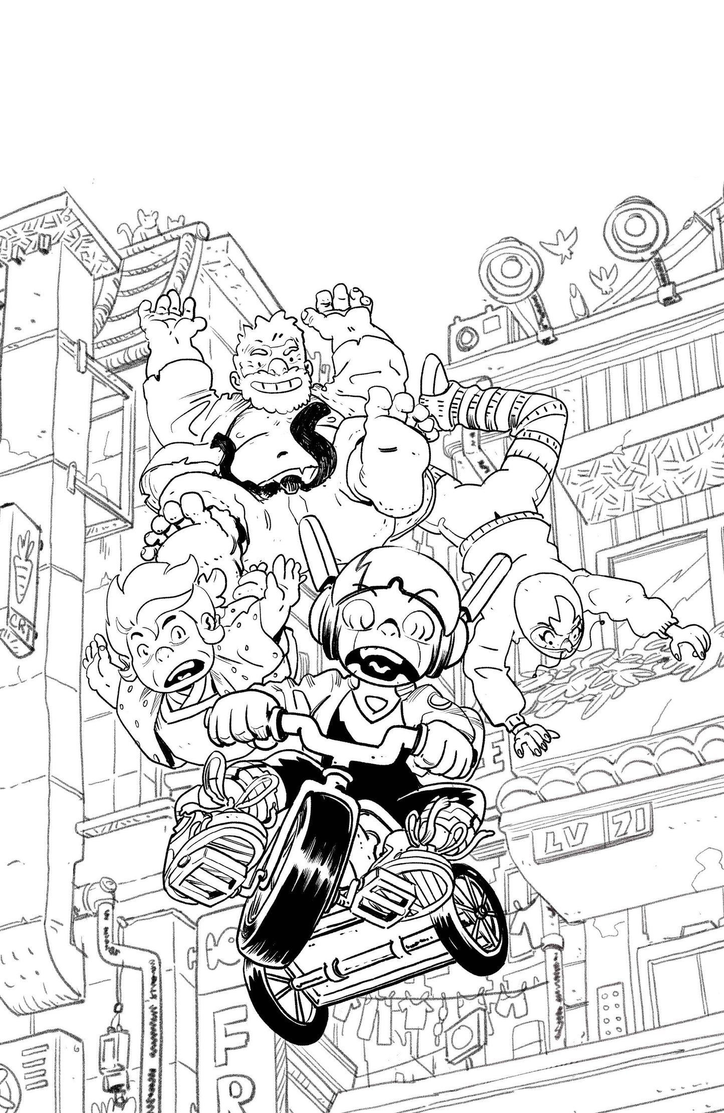 SKYBOUND X #2 CVR E 1:10 INCV B&W VUONG & KNIIVILA (MR) - Comicbookeroo