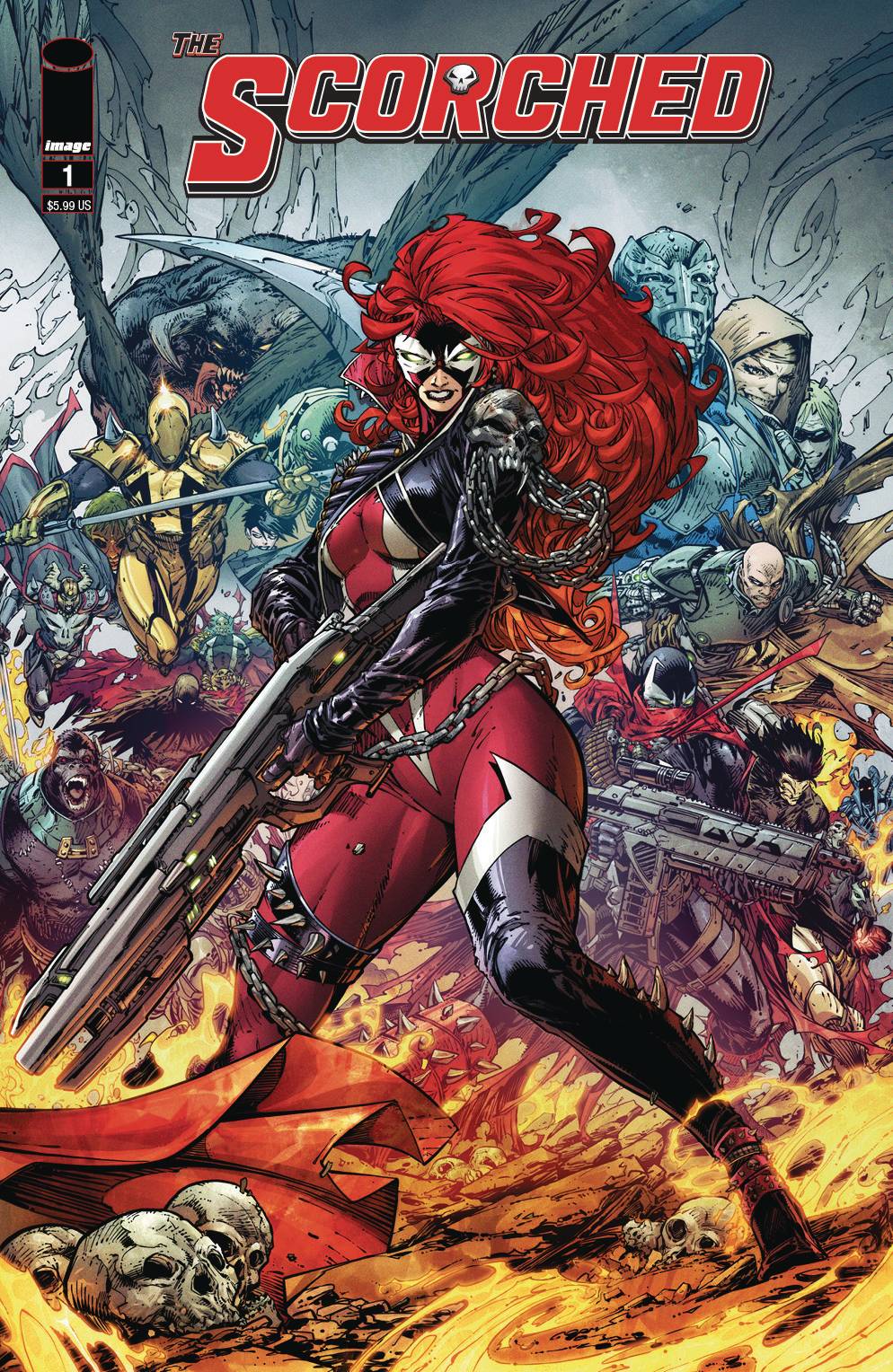 SPAWN SCORCHED #1 CVR B C- BOOTH - Comicbookeroo