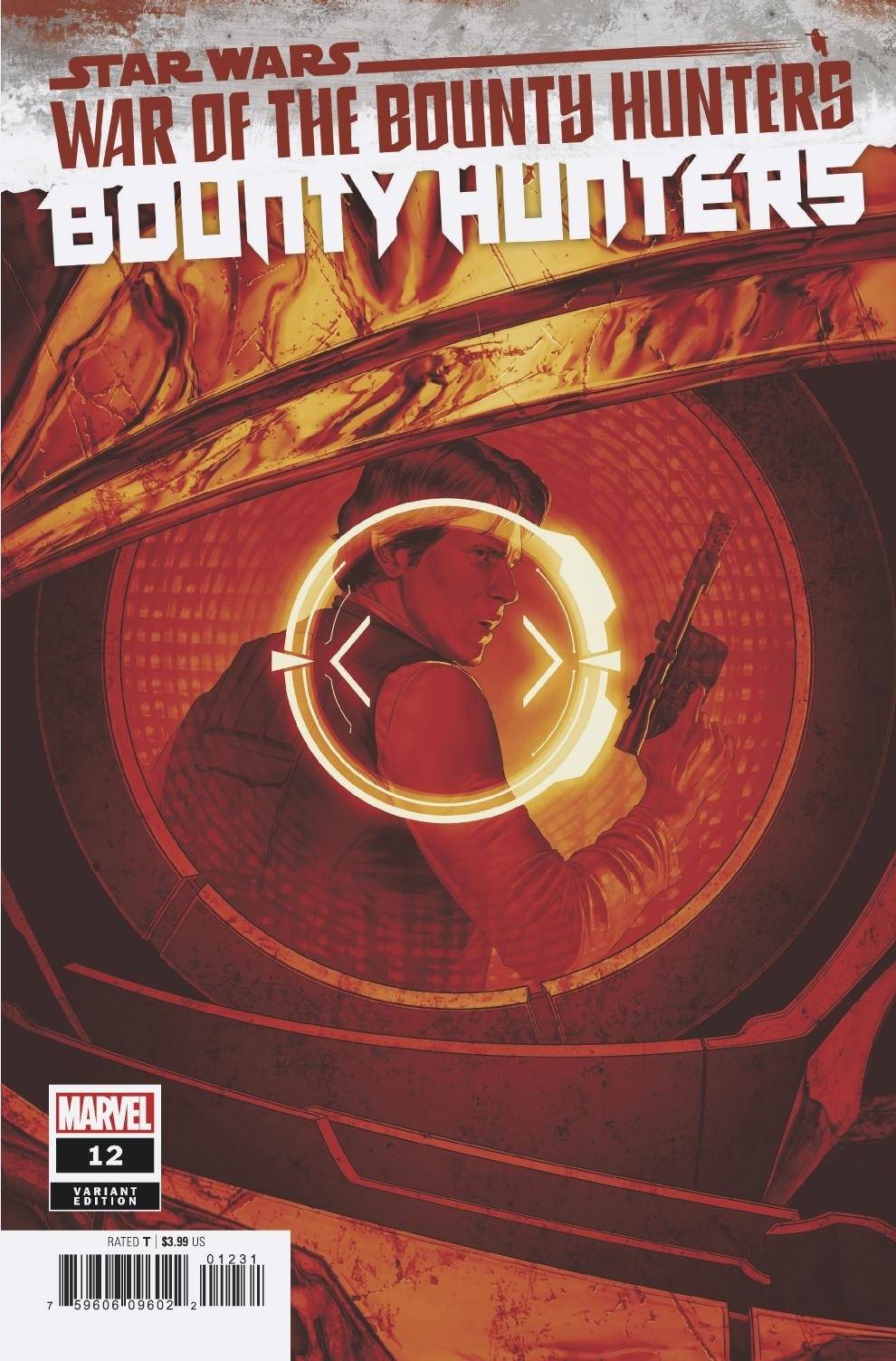 STAR WARS BOUNTY HUNTERS #12 VILLANELLI CRIMSON VAR - Comicbookeroo
