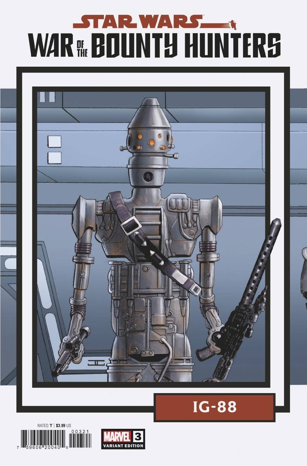 STAR WARS WAR BOUNTY HUNTERS #3 (OF 5) TRADING CARD VAR 1:25 INCV - Comicbookeroo