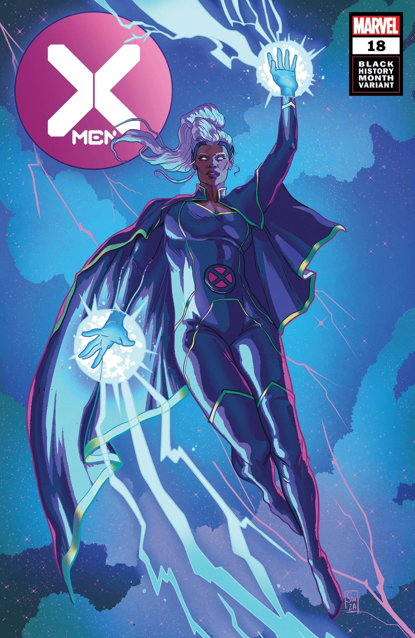 X-MEN (2019) #18 SOUZA STORM BLACK HISTORY MONTH VAR - Comicbookeroo