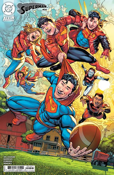 SUPERMAN #24 CVR F INC 1:25 FERNANDO PASARIN & OCLAIR ALBERT CARD STOCK VAR