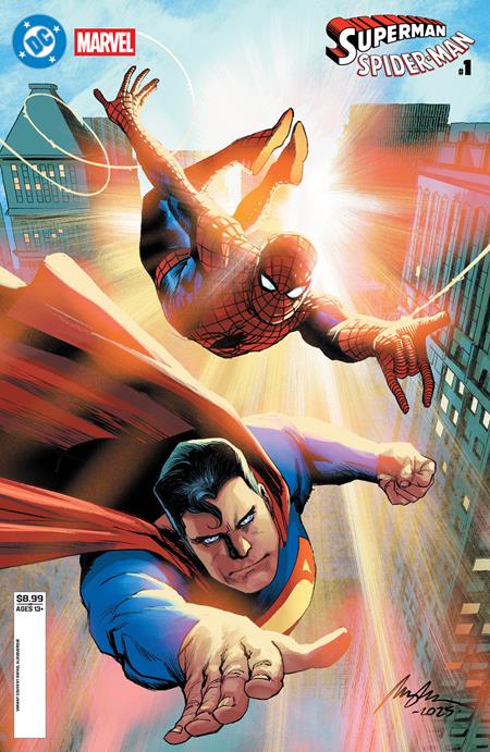 DC MARVEL SUPERMAN SPIDER-MAN #1 (ONE SHOT) CVR C RAFAEL ALBUQUERQUE CARD STOCK VAR (25 Mar Release)