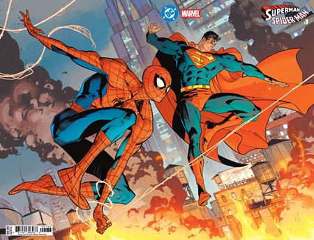 DC MARVEL SUPERMAN SPIDER-MAN #1 (ONE SHOT) CVR X JORGE JIMENEZ WRAPAROUND CARD STOCK VAR (25 Mar Release)