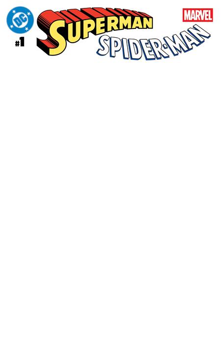 DC MARVEL SUPERMAN SPIDER-MAN #1 (ONE SHOT) CVR Z BLANK CARD STOCK VAR (25 Mar Release)