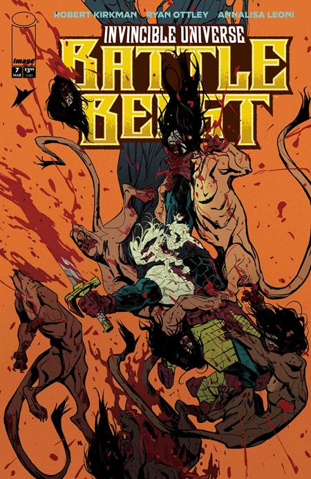 INVINCIBLE UNIVERSE BATTLE BEAST #7 CVR D INC 1:25 ROSSI GIFFORD VAR