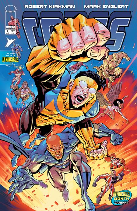 INVINCIBLE UNIVERSE CAPES #5 CVR F MARK ENGLERT INVINCIBLE TEAM UP VAR (25 Mar Release)