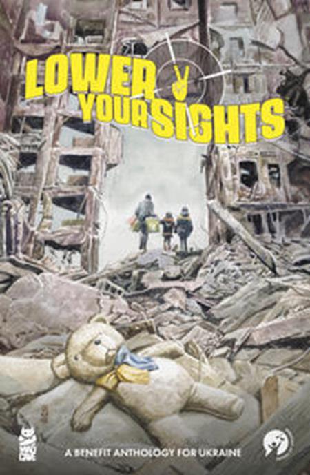 LOWER YOUR SIGHTS TP CVR B JG JONES A BENEFIT ANTHOLOGY FOR UKRAINE (Backorder, Allow 4-5 Weeks)