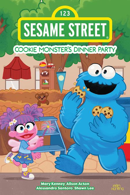 SESAME STREET COOKIE MONSTERS DINNER PARTY HC (Backorder, Allow 4-5 Weeks)