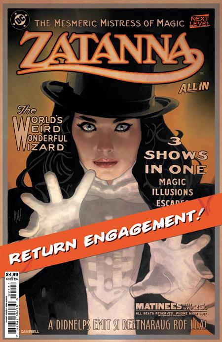 ZATANNA (2026) #1 CVR C ADAM HUGHES CARD STOCK VAR (29 Apr Release)