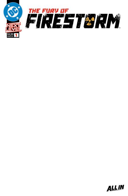 FURY OF FIRESTORM #1 (OF 6) CVR F BLANK CARD STOCK VAR (08 Apr Release)