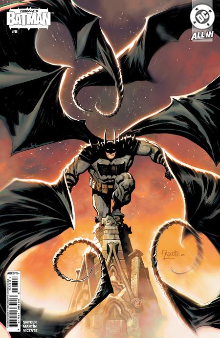 ABSOLUTE BATMAN #8 CVR E INC 1:50 YANICK PAQUETTE CARD STOCK VAR