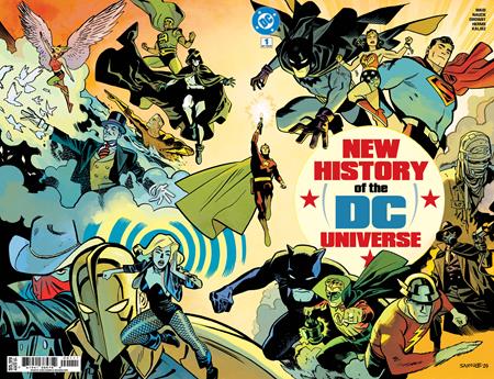 NEW HISTORY OF THE DC UNIVERSE #1 (OF 4) CVR A CHRIS SAMNEE WRAPAROUND