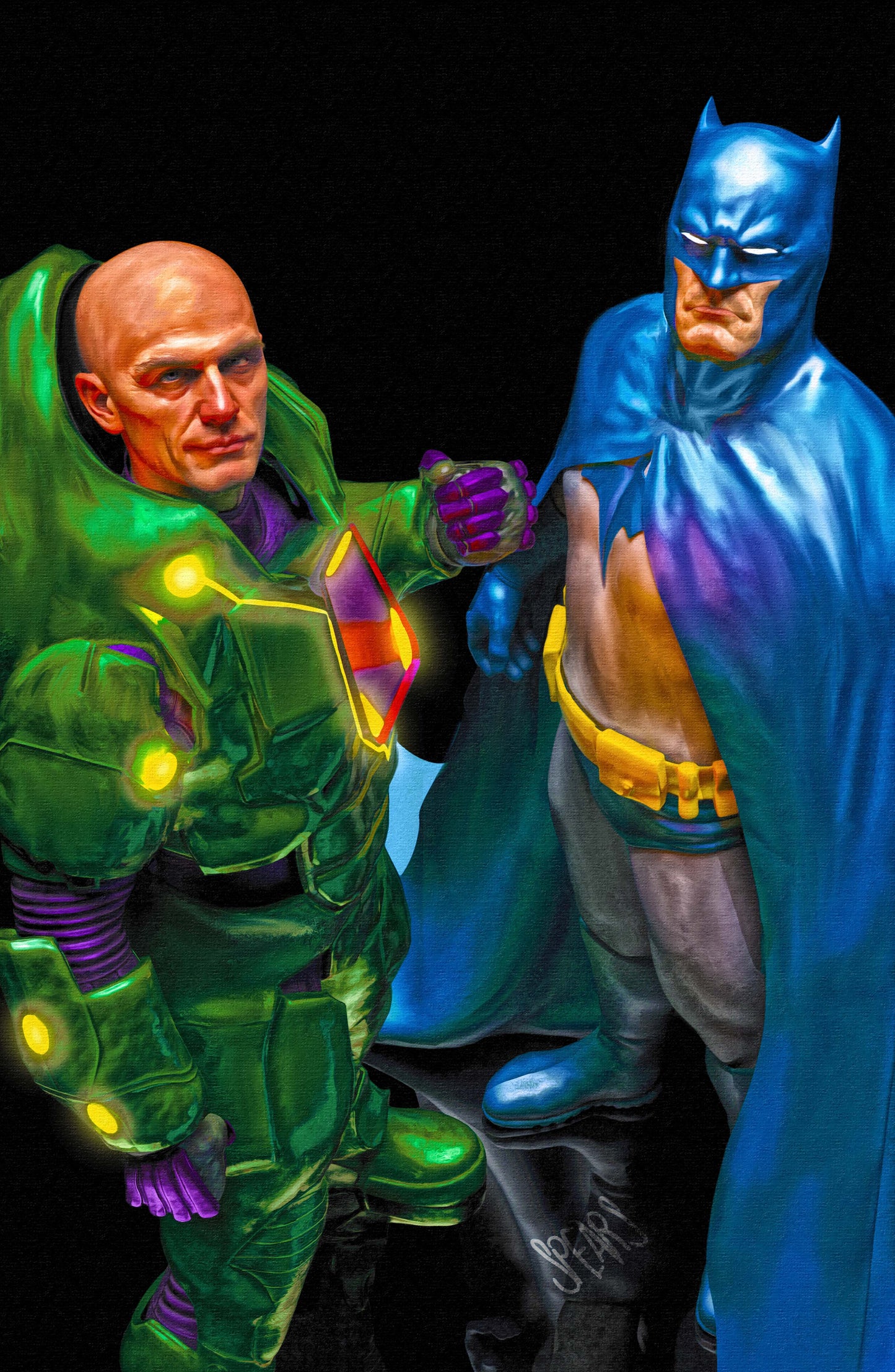 JUSTICE LEAGUE KNIGHT VISION SPECIAL #1 (ONE SHOT) CVR C MARK SPEARS CARD STOCK VAR (29 Jul Release)