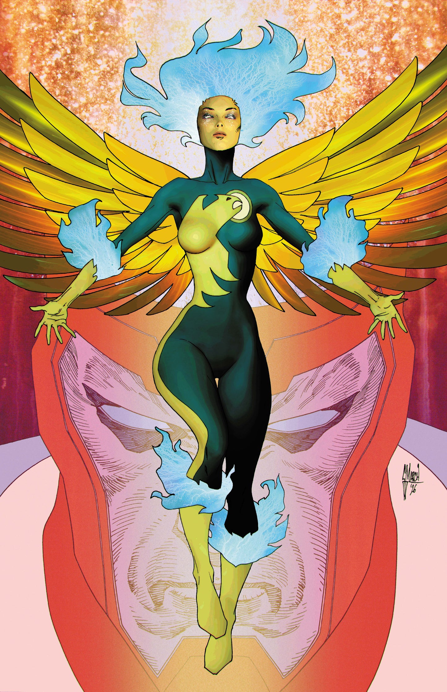 FURY OF FIRESTORM #4 (OF 8) CVR B GUILLEM MARCH CARD STOCK VAR (08 Jul Release)