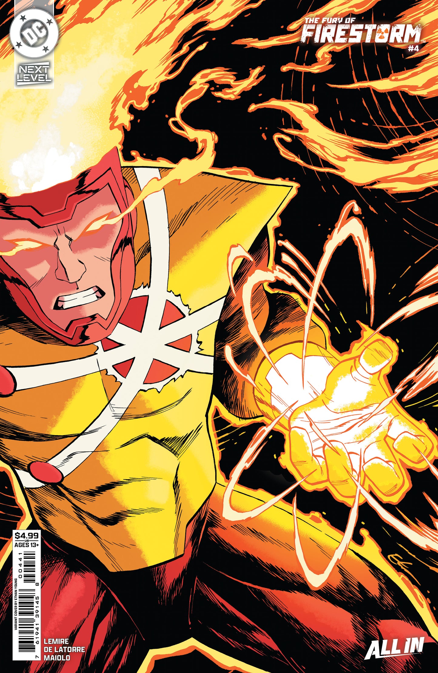 FURY OF FIRESTORM #4 (OF 8) CVR D ETHAN YOUNG CARD STOCK VAR (08 Jul Release)