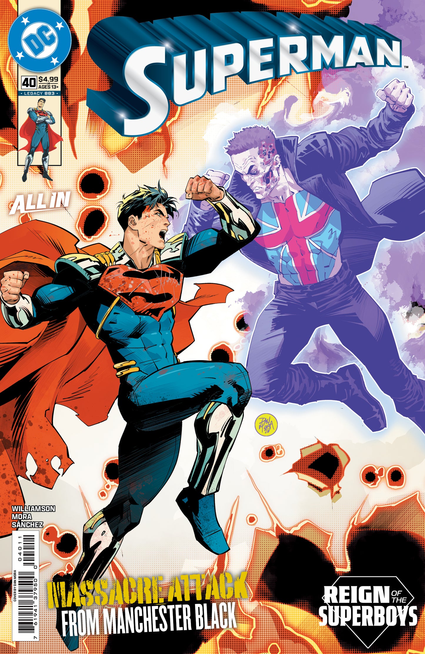 SUPERMAN #40 CVR A DAN MORA (22 Jul Release)