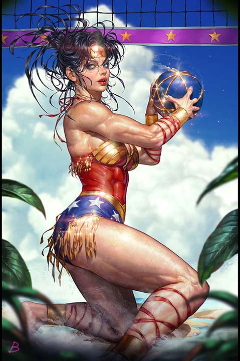 WONDER WOMAN #35 CVR E KYUYONG EOM SWIMSUIT CARD STOCK VAR (15 Jul Release)