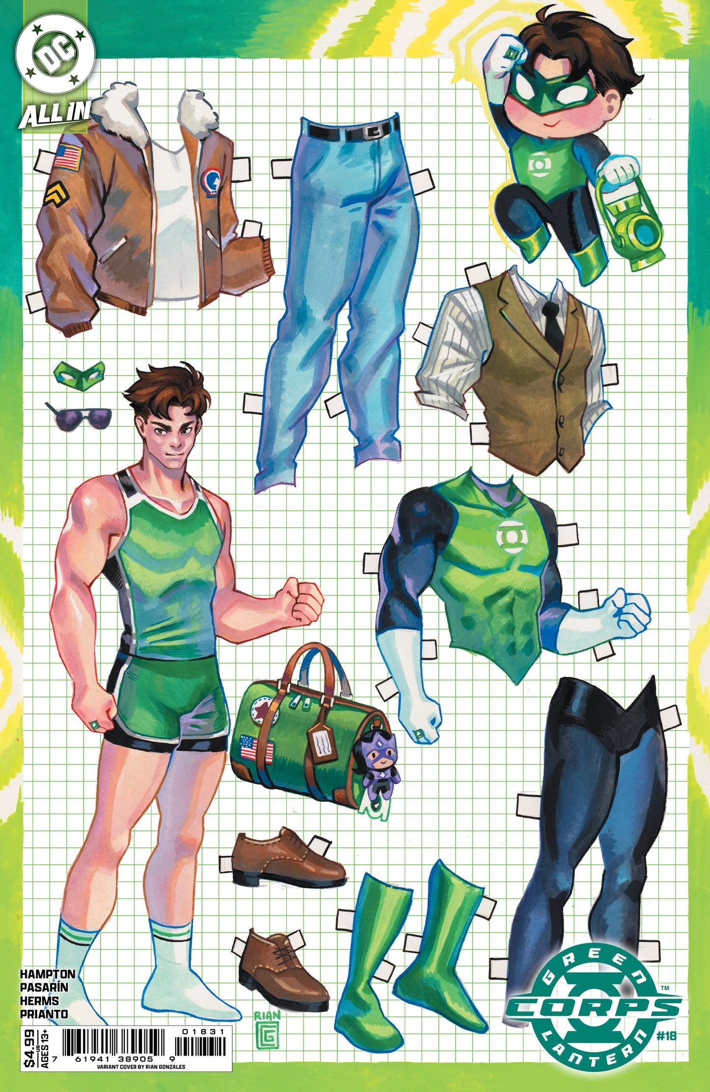 GREEN LANTERN CORPS #18 CVR C RIAN GONZALES CARD STOCK VAR (08 Jul Release)