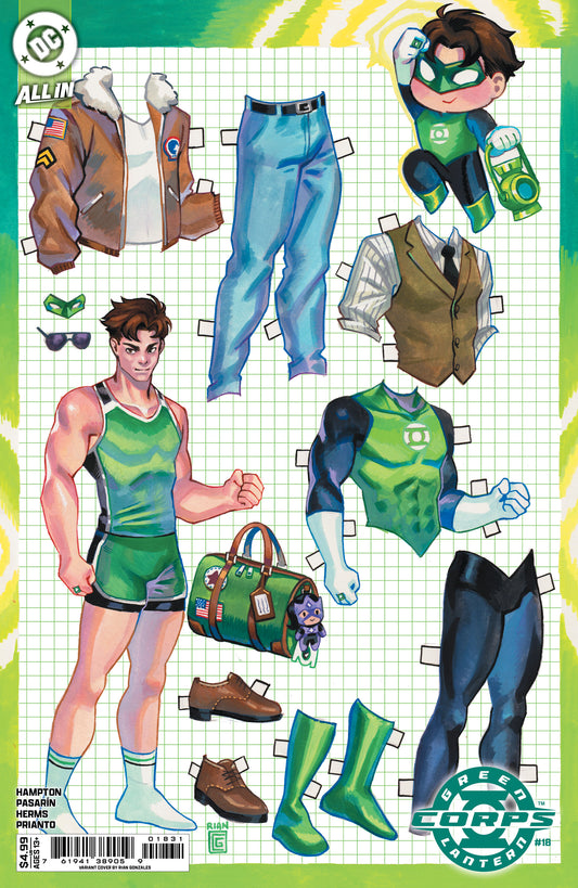 GREEN LANTERN CORPS #18 CVR C RIAN GONZALES CARD STOCK VAR (08 Jul Release)