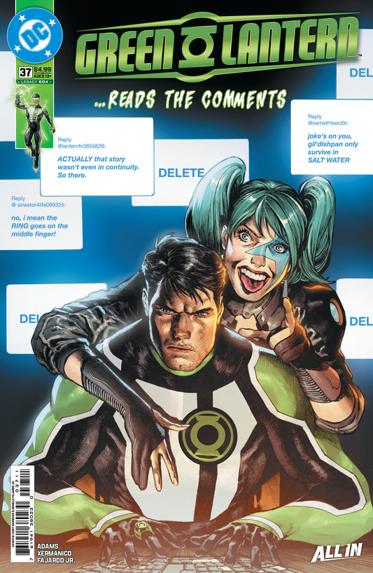 GREEN LANTERN #37 CVR A EDDY BARROWS (22 Jul Release)