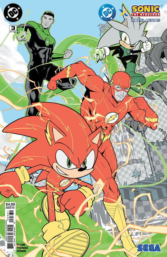 DC X SONIC THE HEDGEHOG THE METAL LEGION #3 (OF 5) CVR C TRAVIS MERCER CARD STOCK VAR (01 Jul Release)
