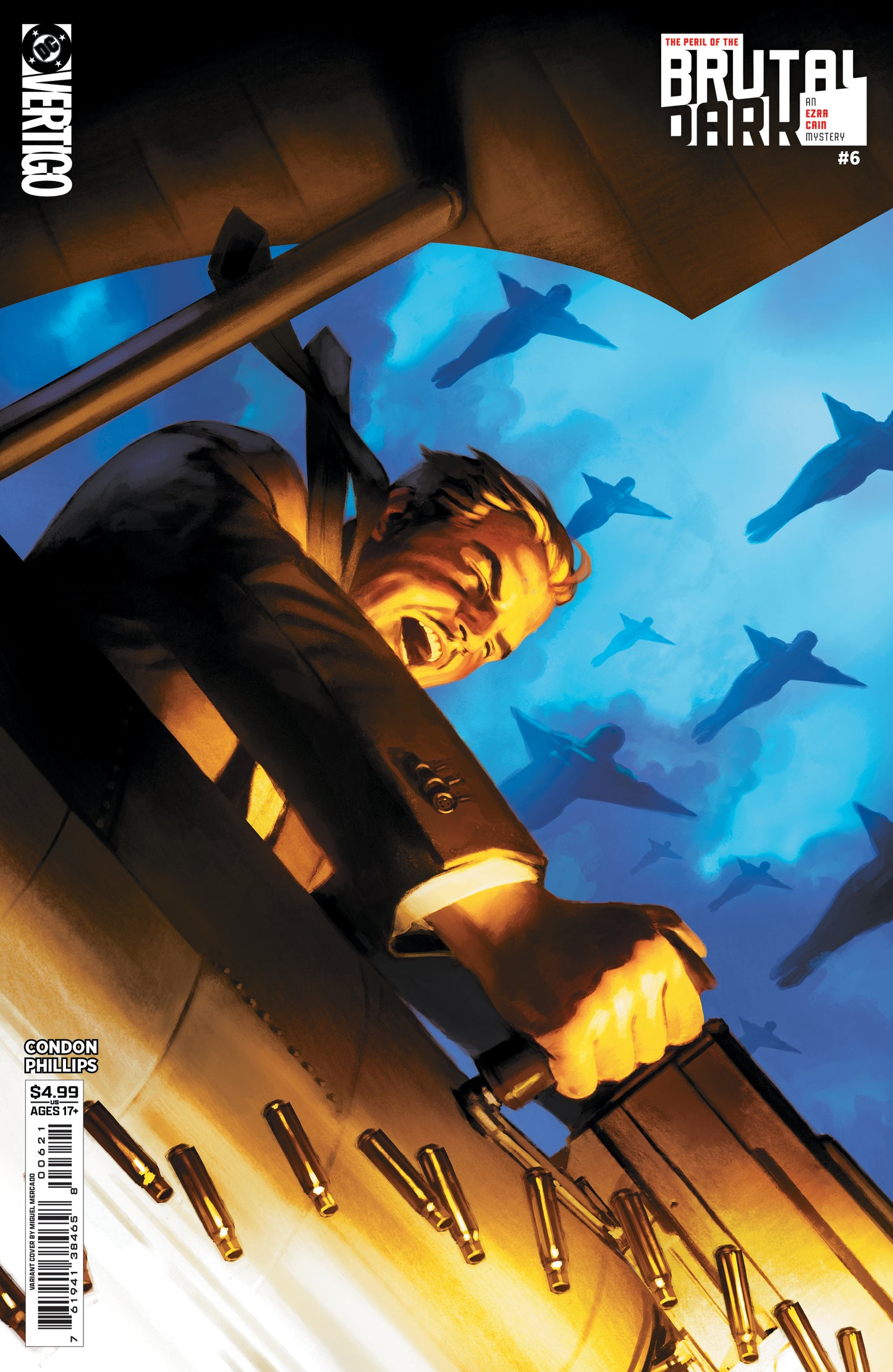 THE PERIL OF THE BRUTAL DARK AN EZRA CAIN MYSTERY #6 (OF 6) CVR B MIGUEL MERCADO CARD STOCK VAR (MR) (22 Jul Release)