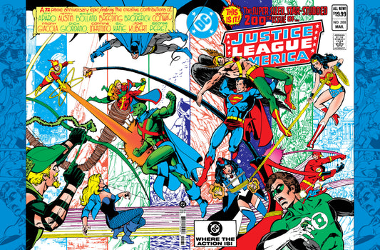 JUSTICE LEAGUE OF AMERICA #200 FACSIMILE EDITION CVR C GEORGE PEREZ FOIL VAR (22 Jul Release)