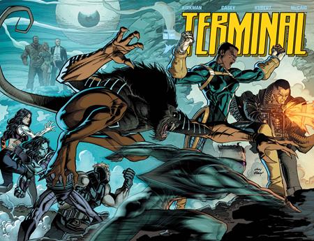 TERMINAL #1 CVR A ANDY KUBERT & DAVE MCCAIG CONNECTING WRAPAROUND (MR) (22 Jul Release)