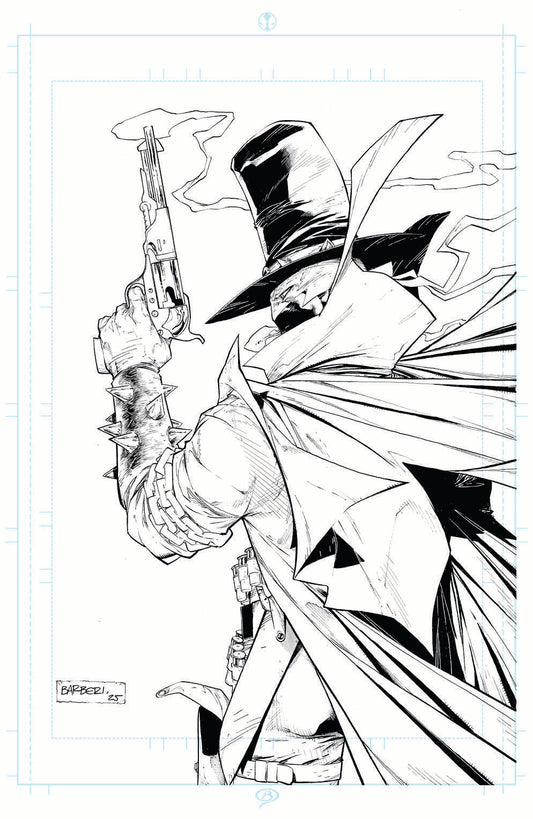 GUNSLINGER SPAWN #56 CVR B CARLO BARBERI RAW ART VAR (22 Jul Release)