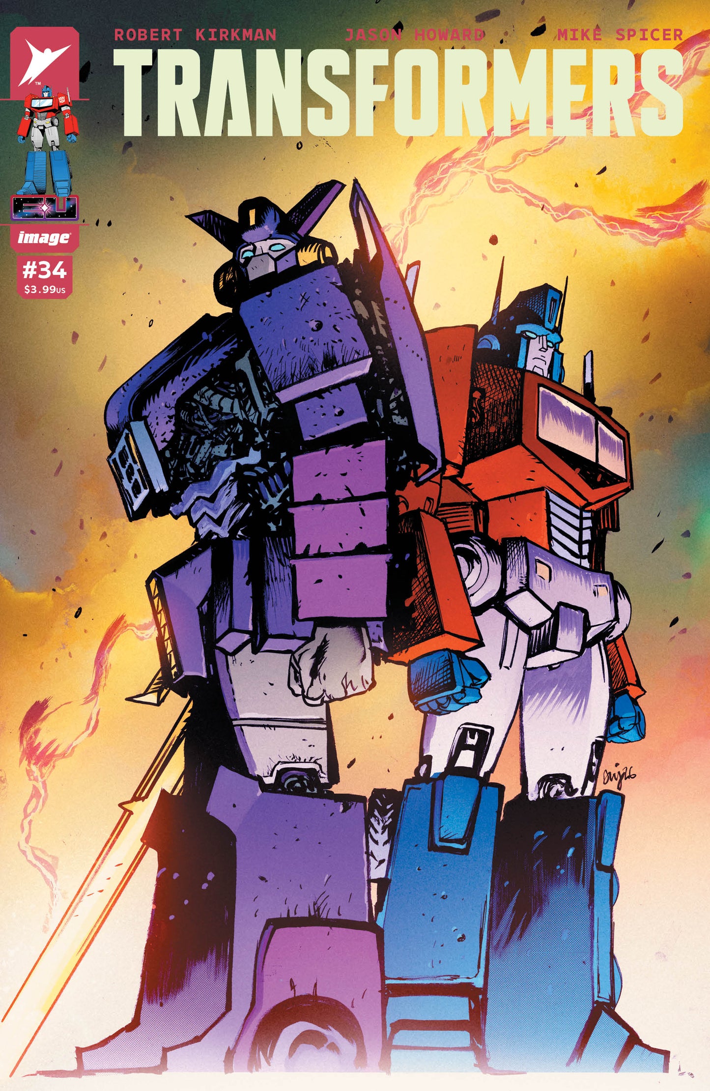 TRANSFORMERS #34 CVR B DANIEL WARREN JOHNSON & MIKE SPICER VAR (08 Jul Release)
