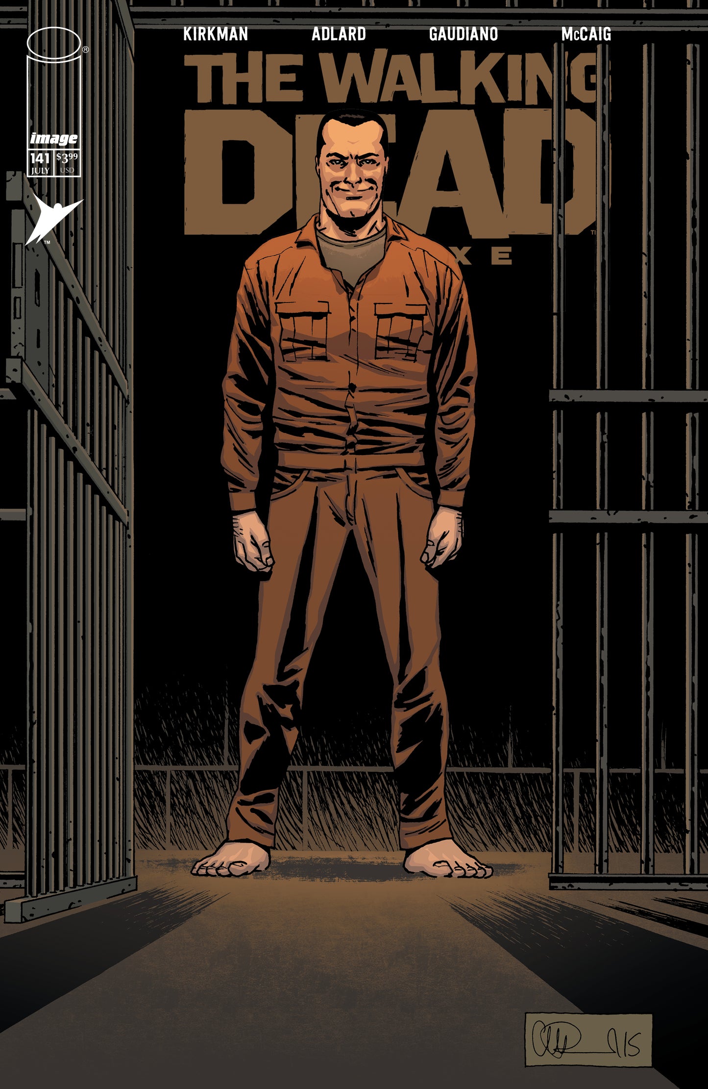 WALKING DEAD DELUXE #141 CVR B CHARLIE ADLARD & DAVE MCCAIG VAR (MR) (15 Jul Release)